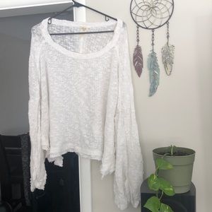 Free People White Sweater